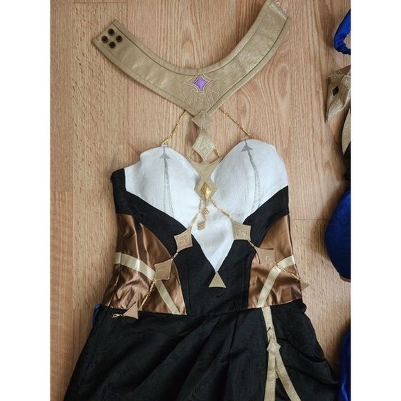 Layla Genshin Impact HIGH QUALITY Cosplay Costume Halloween Suit with Shoes - Picture 7 of 10